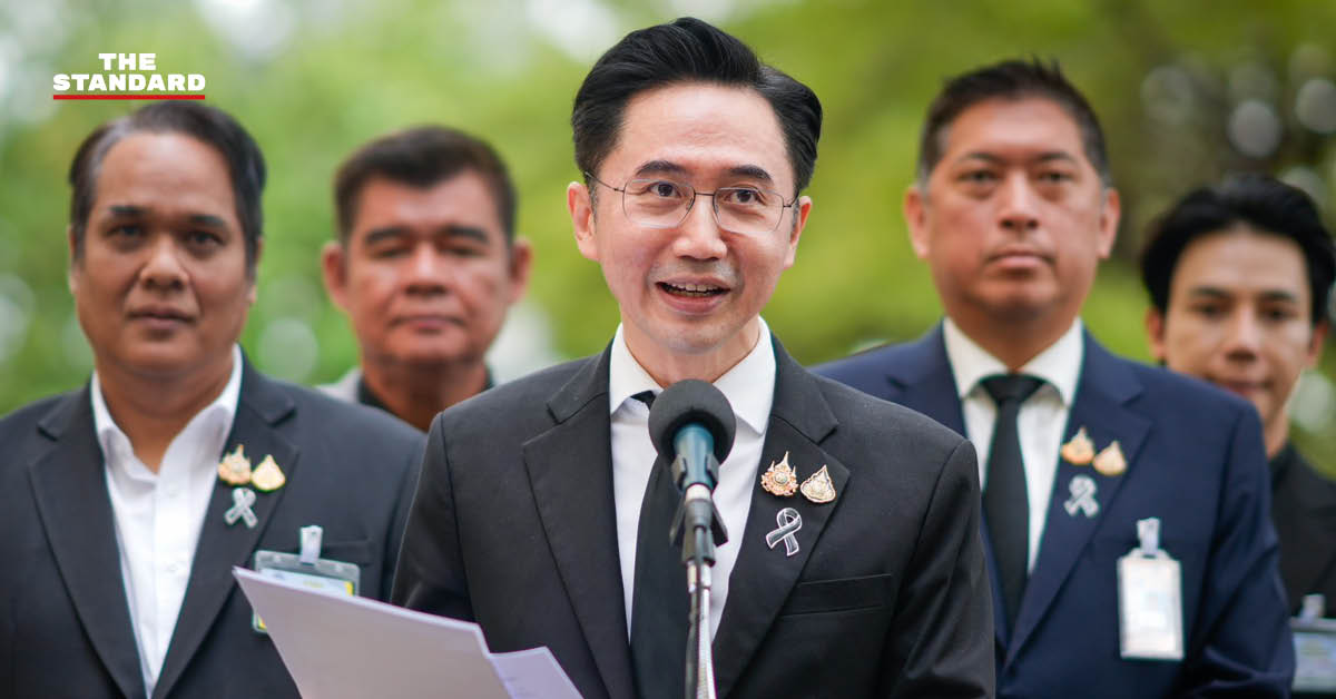 ภาพ ศ.ดร.ยศชนัน วงศ์สวัสดิ์ รองนายกรัฐมนตรีและรัฐมนตรีว่าการกระทรวงการอุดมศึกษา วิทยาศาสตร์ วิจัยและนวัตกรรม แถลงข่าว