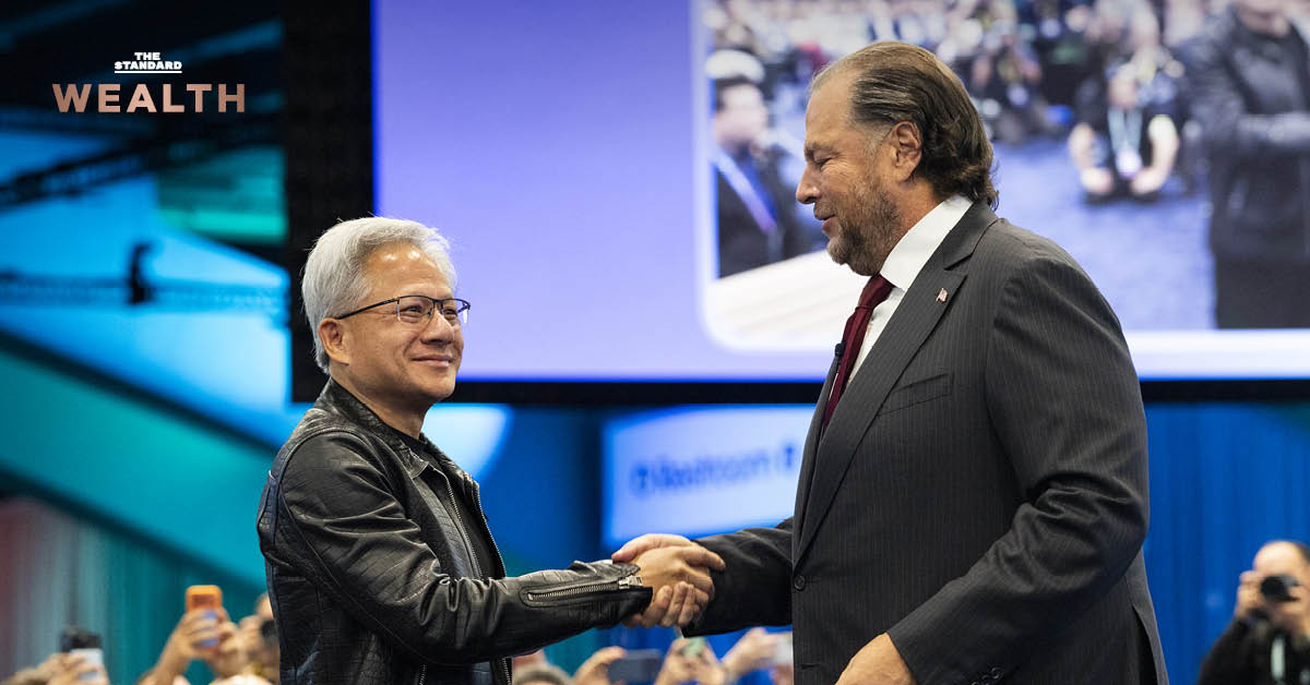 ภาพประกอบแสดงซีอีโอ Nvidia และ Anthropic มองต่างมุมเรื่องการควบคุม AI