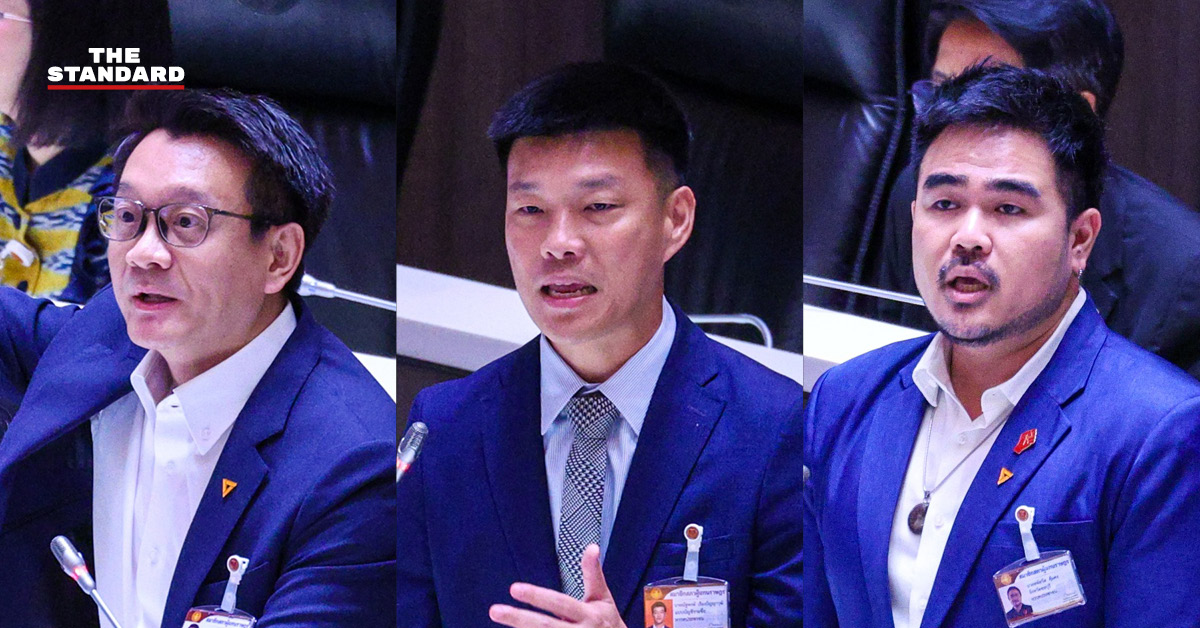 ภาพการประชุมสภาผู้แทนราษฎรพิจารณางบประมาณสำนักนายกรัฐมนตรี