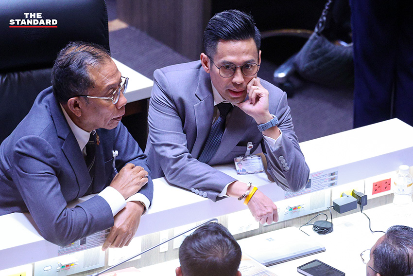 บรรยากาศการประชุมสภาผู้แทนราษฎรเพื่อพิจารณาร่าง พ.ร.บ. งบประมาณปี 2570 7