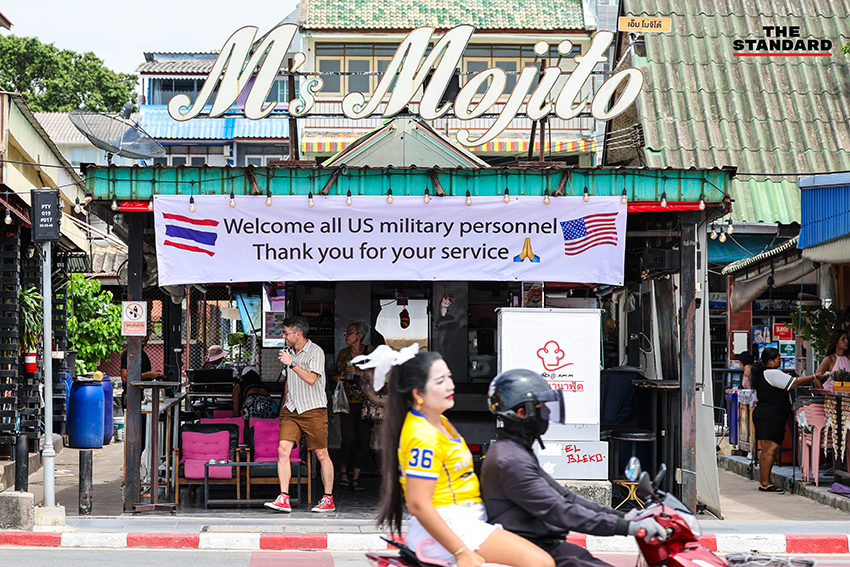 บรรยากาศคึกคักในเมืองพัทยาขณะต้อนรับทหารเรือสหรัฐฯ 2