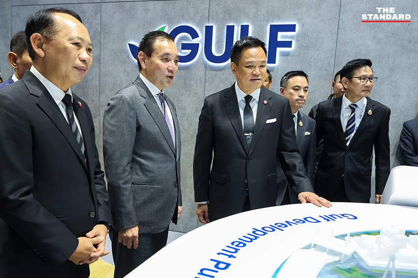 ภาพนายกรัฐมนตรีกล่าวปาฐกถาบนเวทีงาน Gastech 2026 1