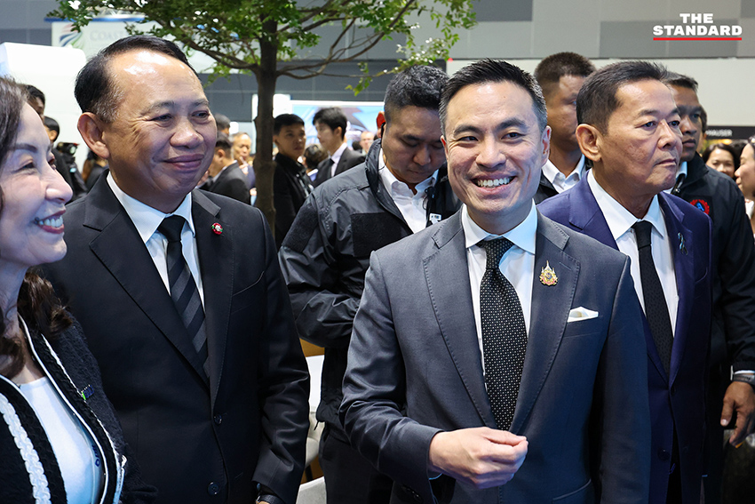 ภาพนายกรัฐมนตรีกล่าวปาฐกถาบนเวทีงาน Gastech 2026 6