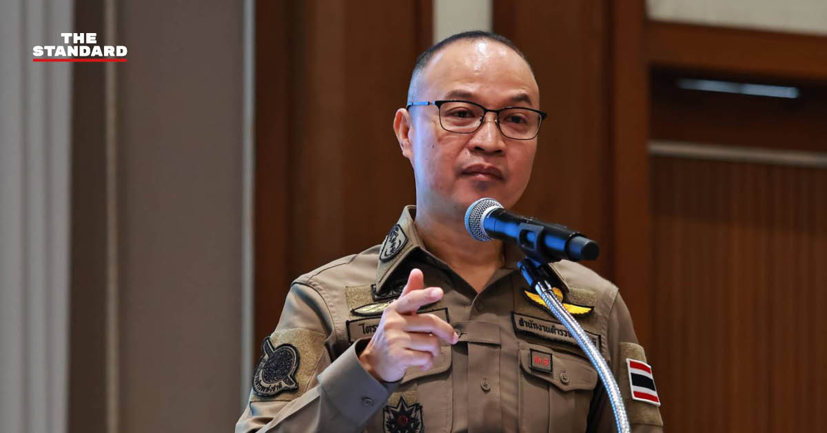 พล.ต.ท. ไตรรงค์ ผิวพรรณ โฆษกสำนักงานตำรวจแห่งชาติ บรรยายพิเศษแก่ตำรวจอินฟลูเอนเซอร์