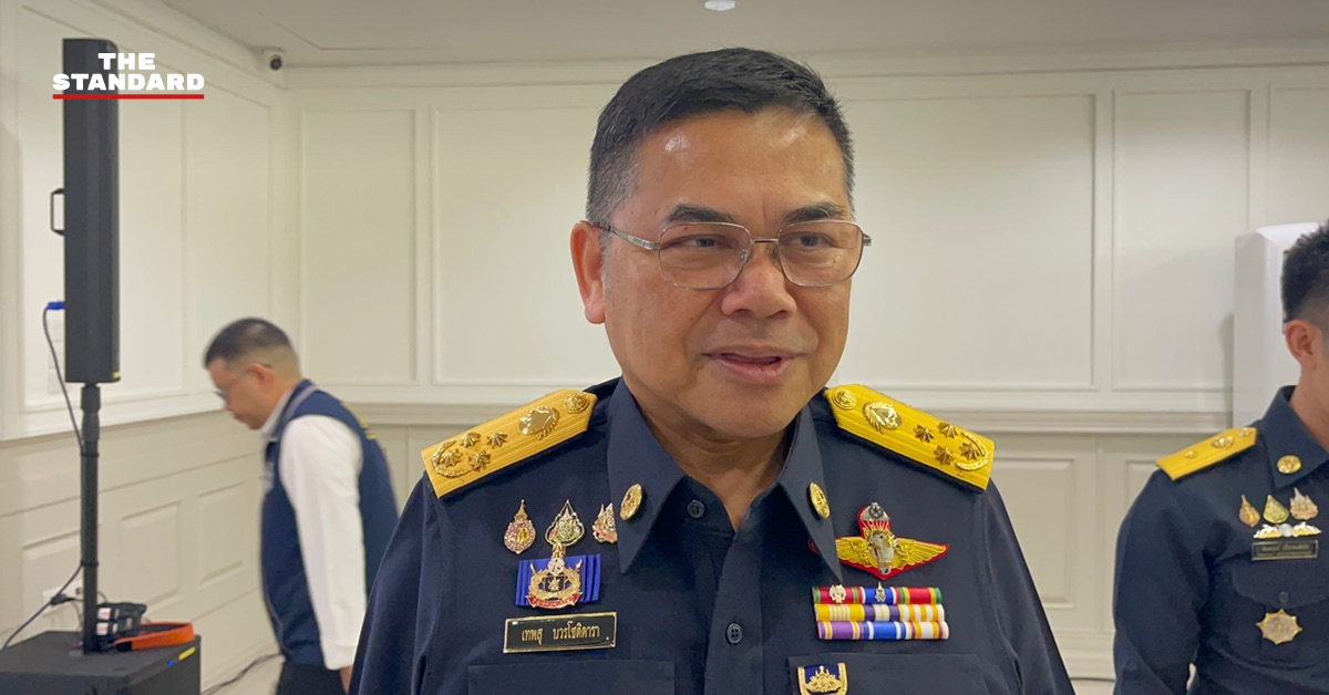 เทพสุ บวรโชติดารา เลขาธิการ ปปง. แถลงข่าวความคืบหน้าการสอบเส้นทางการเงิน ‘สมีโชติ’