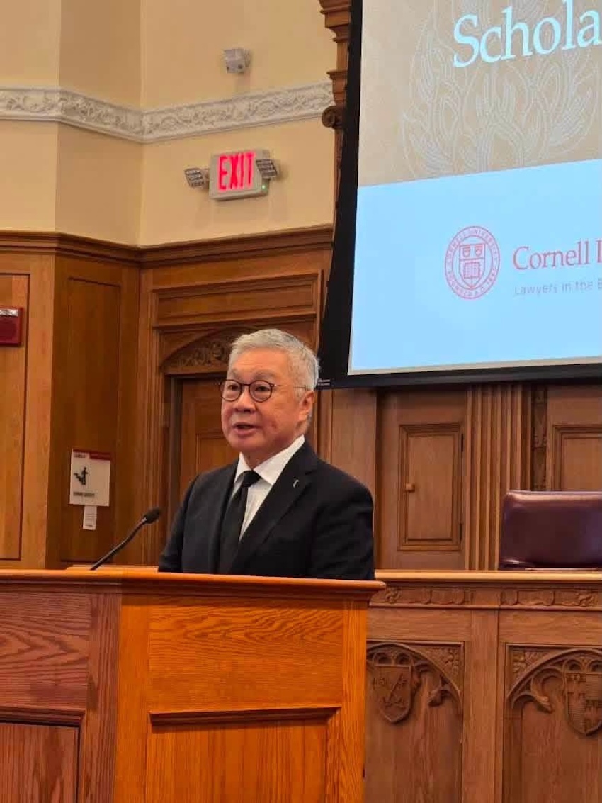 ภาพบรรยากาศพิธีรำลึก สมเด็จพระเจ้าลูกเธอ เจ้าฟ้าพัชรกิติยาภา ณ Cornell Law School 3
