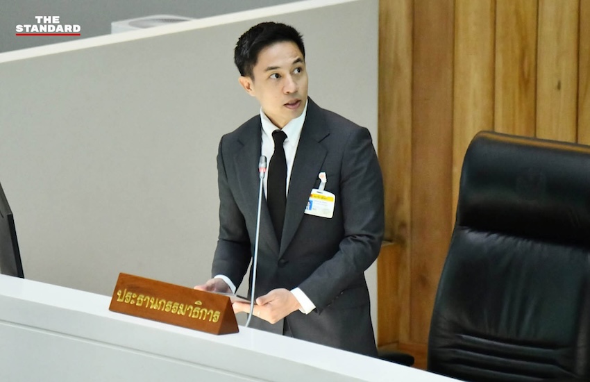 ภาพการประชุมวุฒิสภาเพื่อพิจารณารายงานการศึกษาและข้อเสนอแนะเกี่ยวกับการปฏิรูป กกต. 2