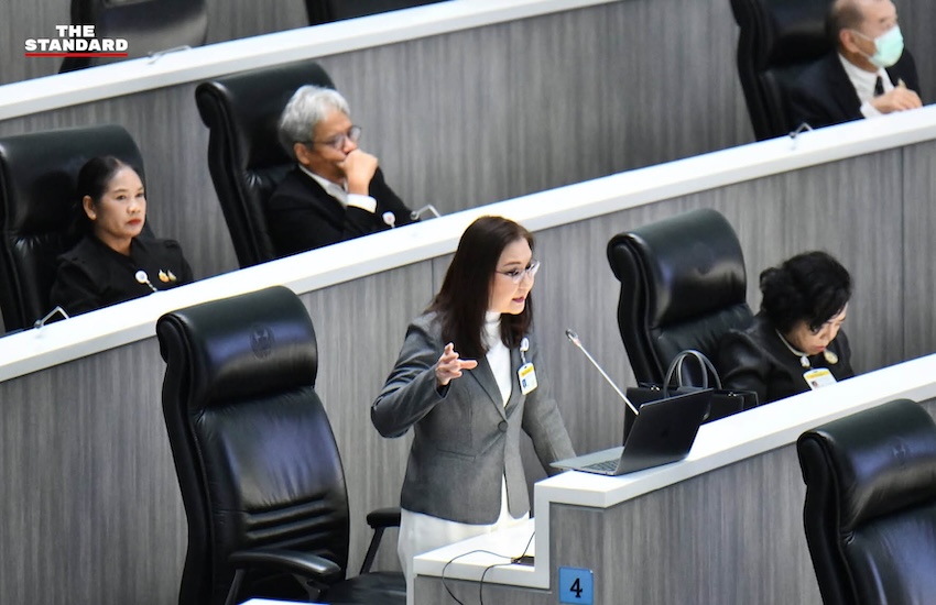 ภาพการประชุมวุฒิสภาเพื่อพิจารณารายงานการศึกษาและข้อเสนอแนะเกี่ยวกับการปฏิรูป กกต. 3