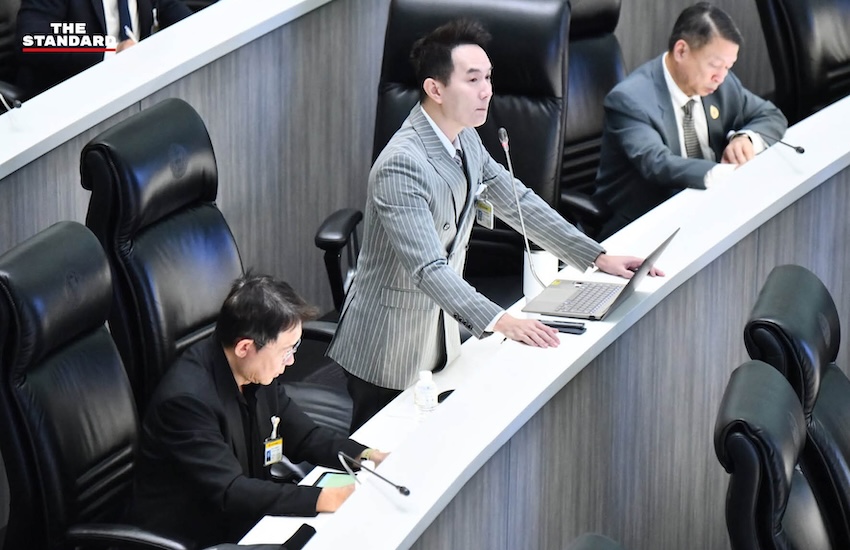 ภาพการประชุมวุฒิสภาเพื่อพิจารณารายงานการศึกษาและข้อเสนอแนะเกี่ยวกับการปฏิรูป กกต. 4