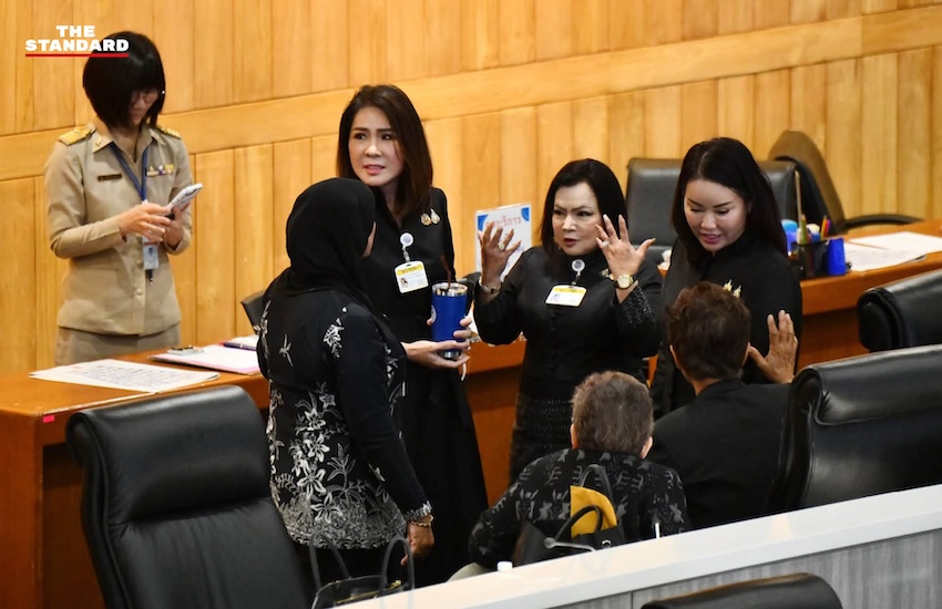 ภาพการประชุมวุฒิสภาเพื่อพิจารณารายงานการศึกษาและข้อเสนอแนะเกี่ยวกับการปฏิรูป กกต. 5