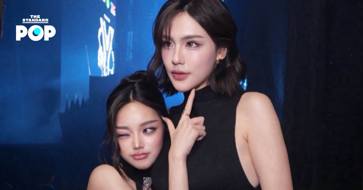 ภาพ แทน ธนัชชา และ สนุ๊ก นาชนฎา สองนักแสดงนำจากซีรีส์ YES maybe NO เหมือนจะใช่ เมื่อใจมีรัก