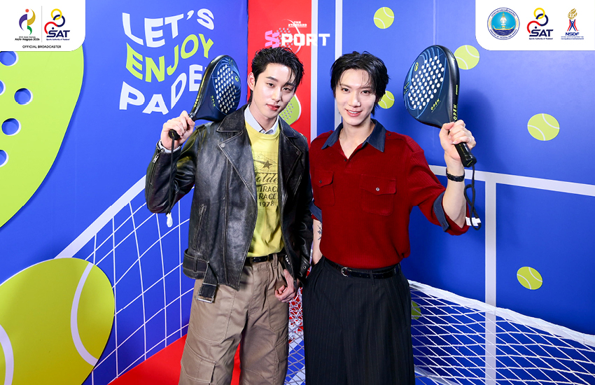 เตนล์และเอสร่วมเปิดโซน 20th Asian Games Playground 1