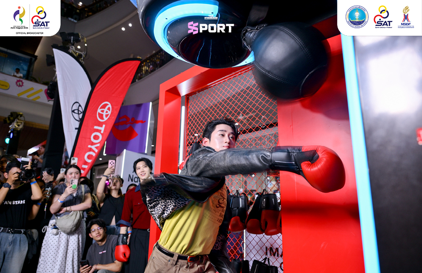 เตนล์และเอสร่วมเปิดโซน 20th Asian Games Playground 3