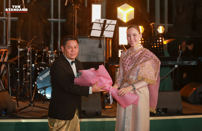 ซาบีดา ไทยเศรษฐ์ รัฐมนตรีว่าการกระทรวงวัฒนธรรม สวมชุดไทยศิวาลัยสีชมพูในงาน Thai Cultural Night in Moscow 2026 7