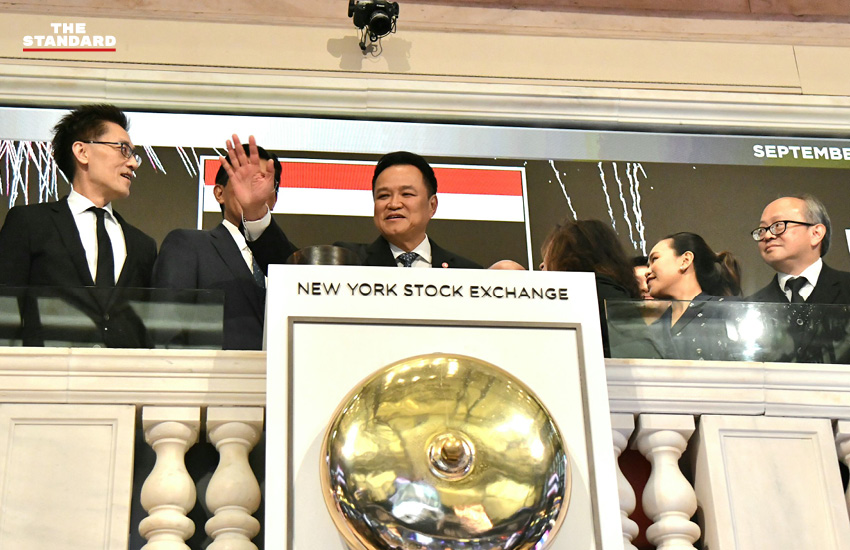 นายกรัฐมนตรี อนุทิน ชาญวีรกูล ร่วมพิธีลั่นระฆังเปิดการซื้อขาย ณ ตลาดหลักทรัพย์นิวยอร์ก (NYSE) 5