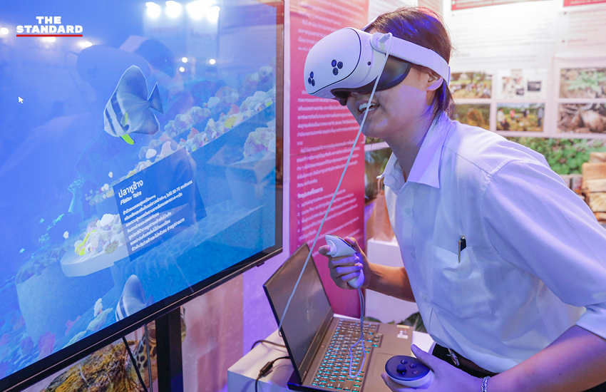 ภาพจำลองโลกใต้ทะเลไทยในรูปแบบเสมือนจริงผ่านเทคโนโลยี VR 1