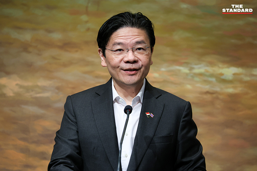 นายกรัฐมนตรีอนุทิน ชาญวีรกูล และนายกรัฐมนตรีลอว์เรนซ์ หว่อง แถลงข่าวร่วมกัน 2