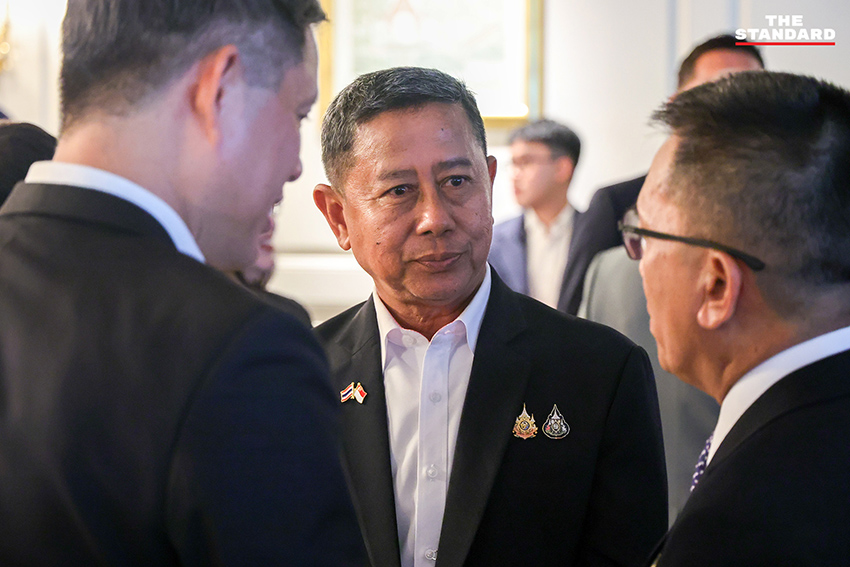 นายกรัฐมนตรีอนุทิน ชาญวีรกูล และนายกรัฐมนตรีลอว์เรนซ์ หว่อง แถลงข่าวร่วมกัน 8