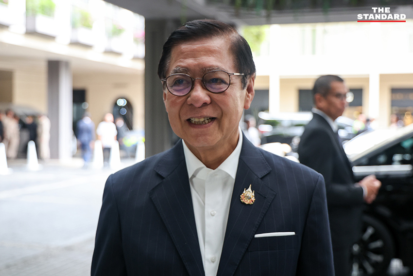 นายกรัฐมนตรีอนุทิน ชาญวีรกูล และนายกรัฐมนตรีลอว์เรนซ์ หว่อง แถลงข่าวร่วมกัน 9