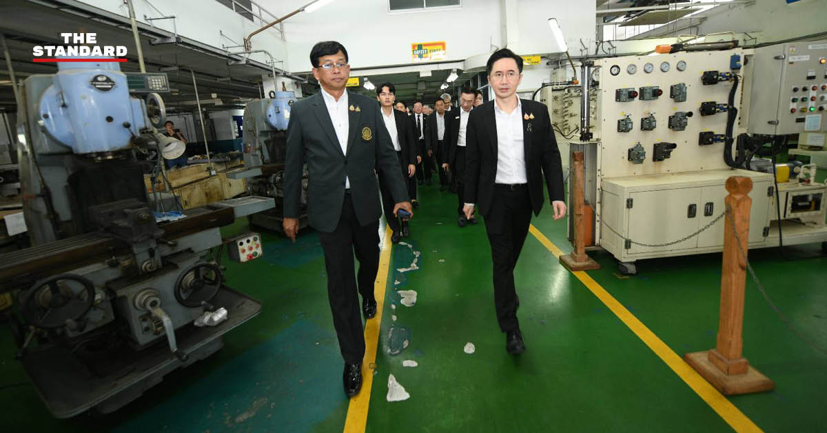 ศ.ดร.ยศชนัน วงศ์สวัสดิ์ รองนายกรัฐมนตรีและรัฐมนตรีว่าการกระทรวง อว. ตรวจเยี่ยมกรมสถาบันพัฒนาฝีมือแรงงาน 1 สมุทรปราการ