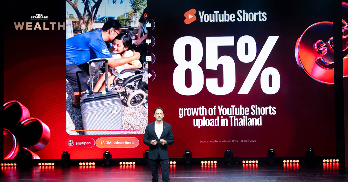 ภาพอินโฟกราฟิกแสดงตัวเลข 40% ของยอดวิว YouTube ที่เกิดขึ้นหลังคลิปเผยแพร่ไปแล้ว 1 เดือน