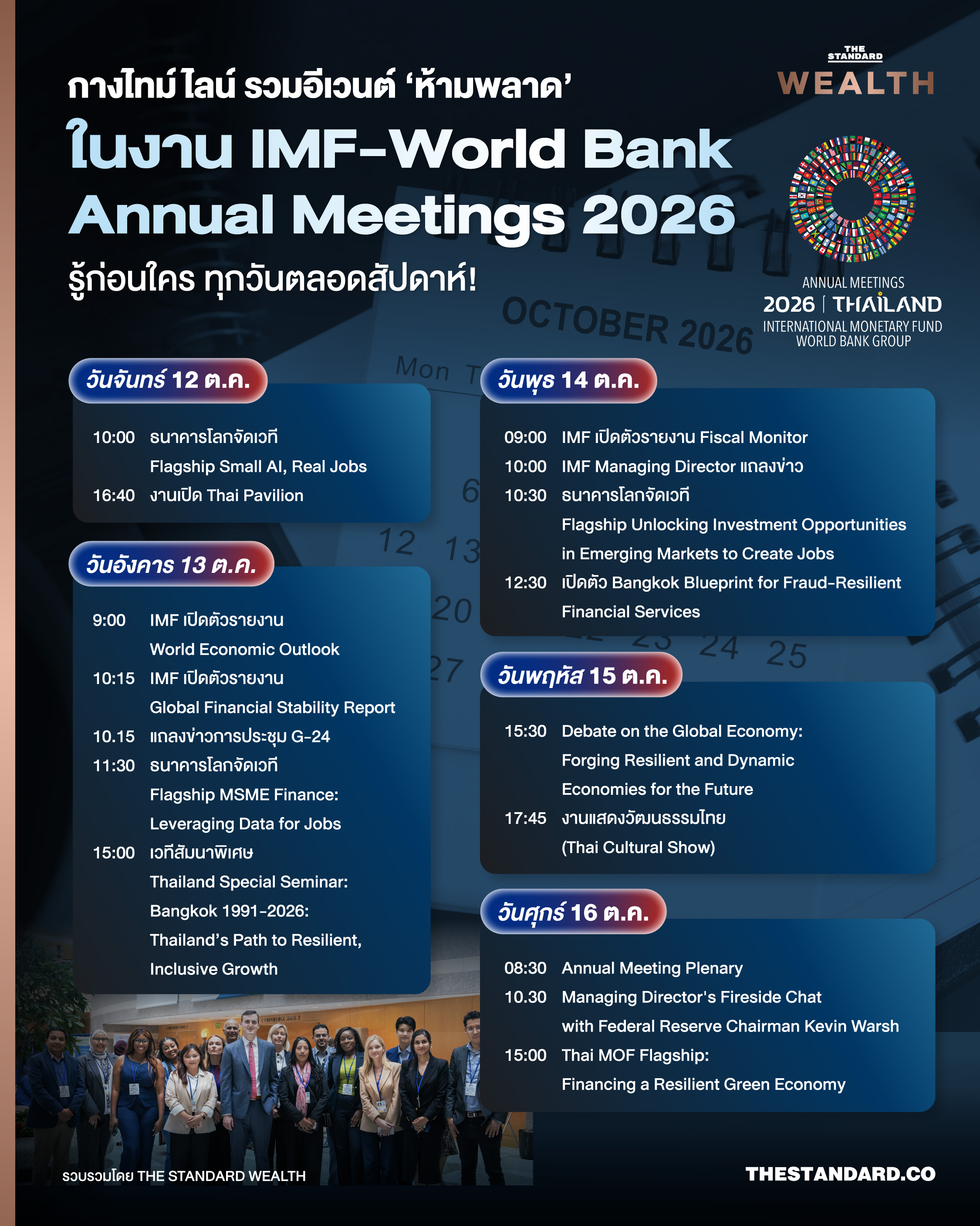 FB_WEALTH INFO_กางไทม์ไลน์ 15 อีเวนต์ ‘ห้ามพลาด’ ในงาน IMF-World Bank Annual Meetings 2026 รู้ก่อนใคร ทุกวันตลอดสัปดาห์!