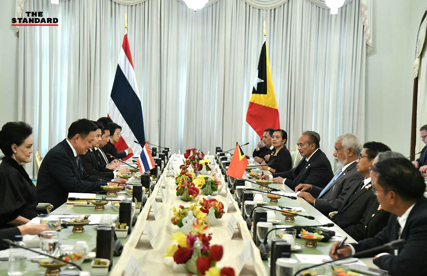 อนุทิน ชาญวีรกูล นายกรัฐมนตรี ให้การต้อนรับ ซานานา กุสเมา นายกรัฐมนตรีติมอร์-เลสเต 4