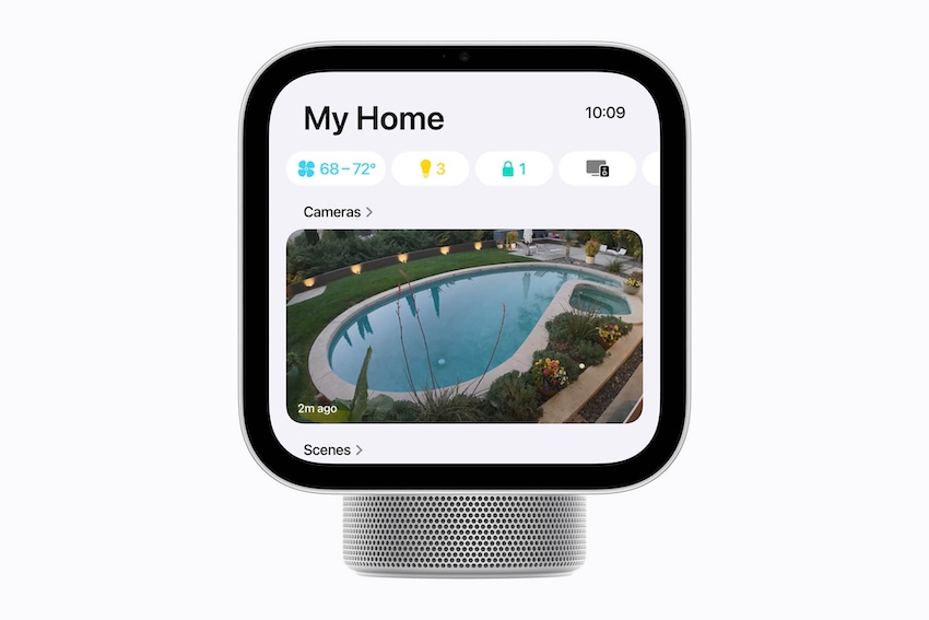 ภาพอุปกรณ์ Apple HomeView หน้าจออัจฉริยะสำหรับบ้าน 3