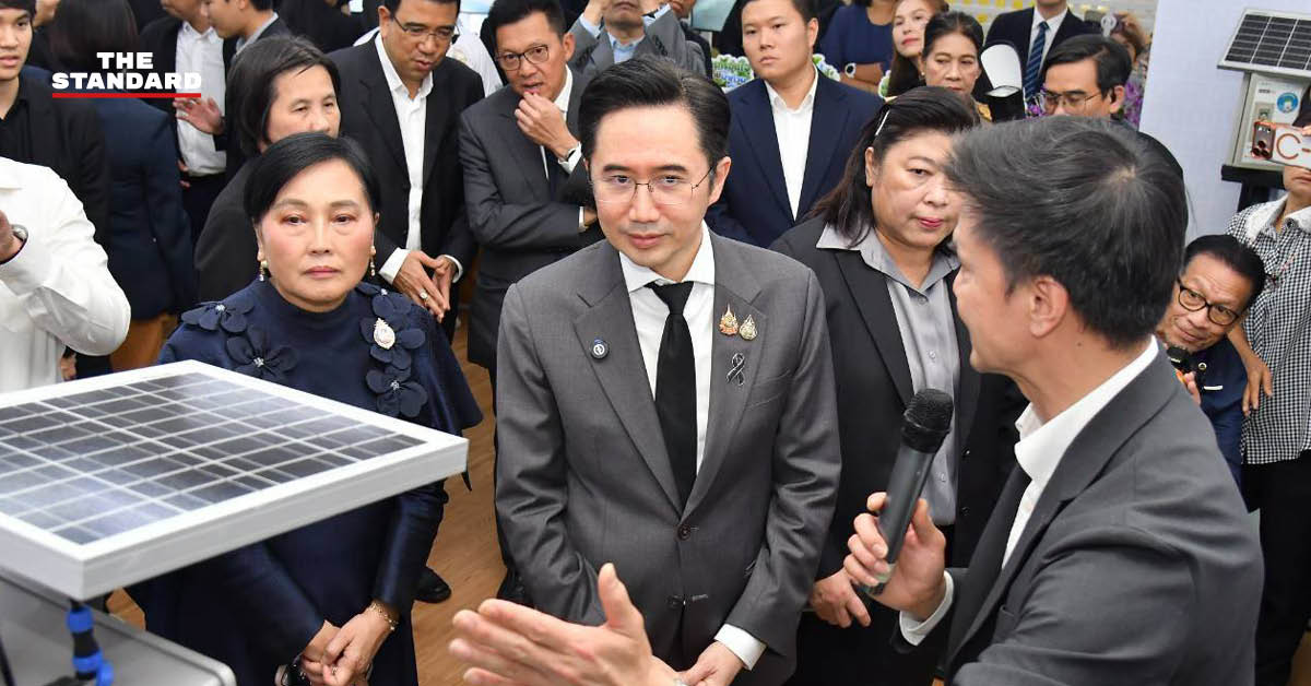 ภาพ รมว.อว. ชู 7 นวัตกรรมคนไทยสู้ภัยน้ำท่วม เตือน-กู้-ฟื้นฟู