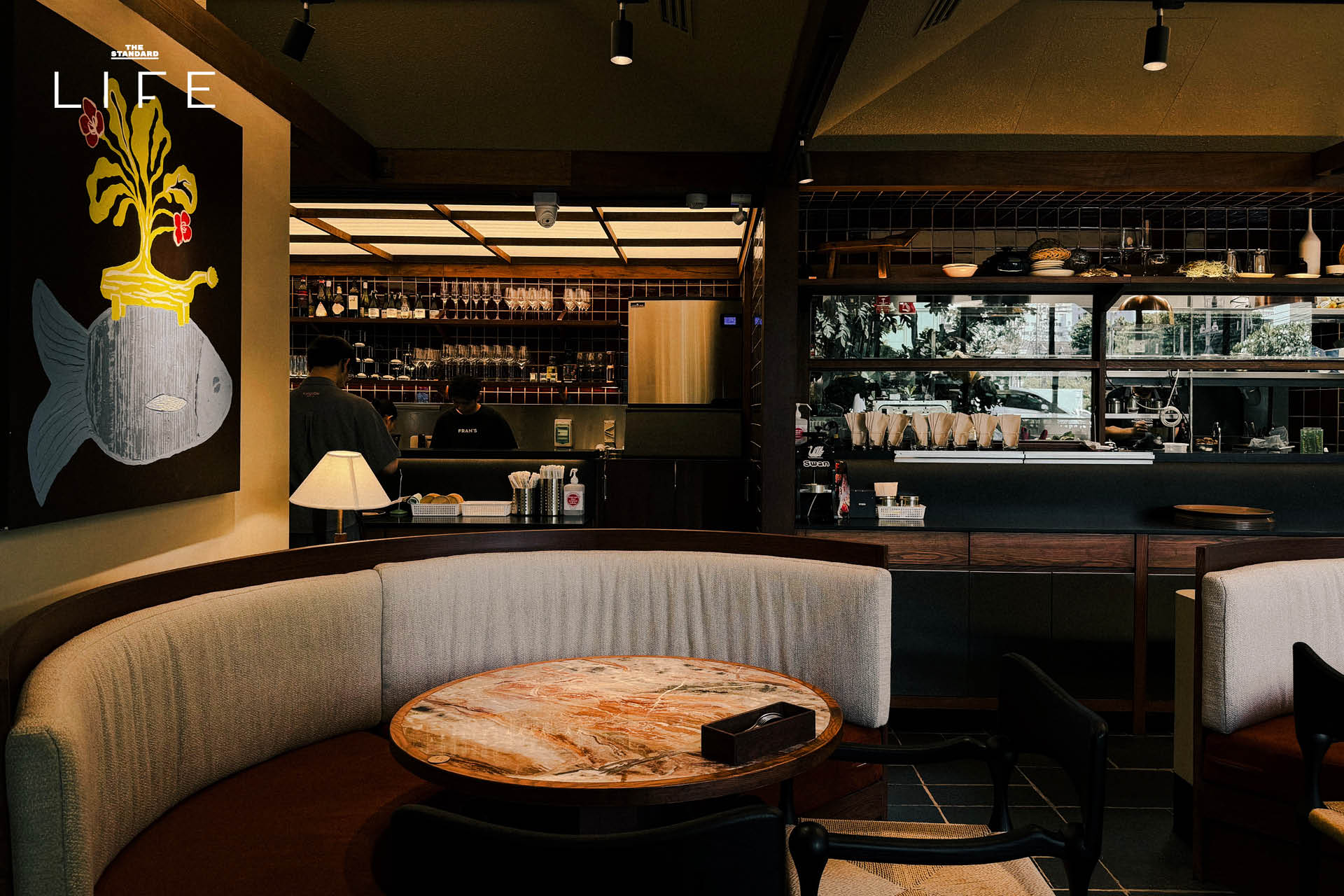 บรรยากาศภายในร้านอาหารไทยเบญจมิน ที่โครงการ Market Place Thonglor 3