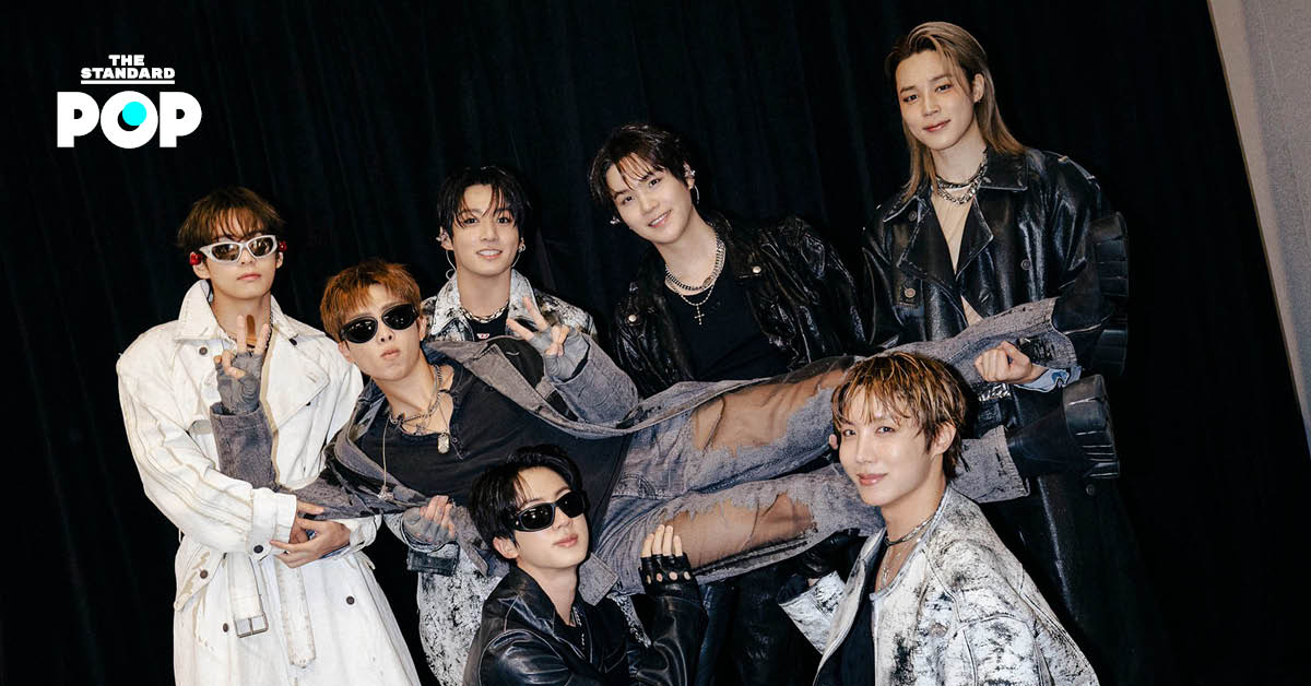 ภาพกลุ่มศิลปินวง BTS