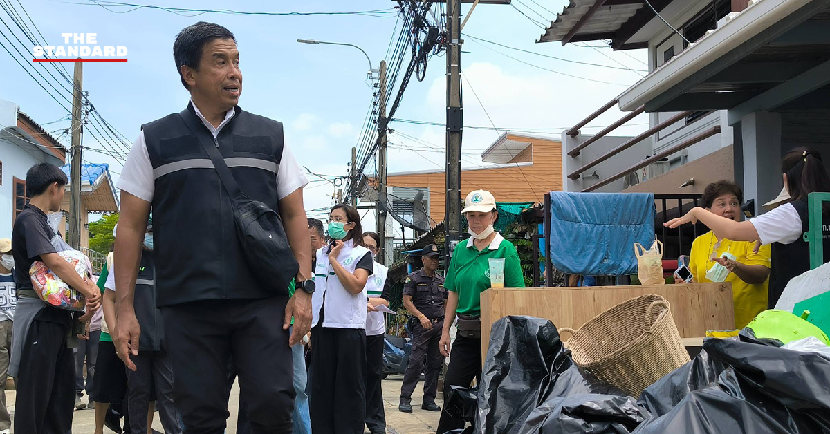 ชัชชาติ สิทธิพันธุ์ ผู้ว่าฯ กทม. ลงพื้นที่ติดตามสถานการณ์น้ำท่วมและช่วยเหลือประชาชน