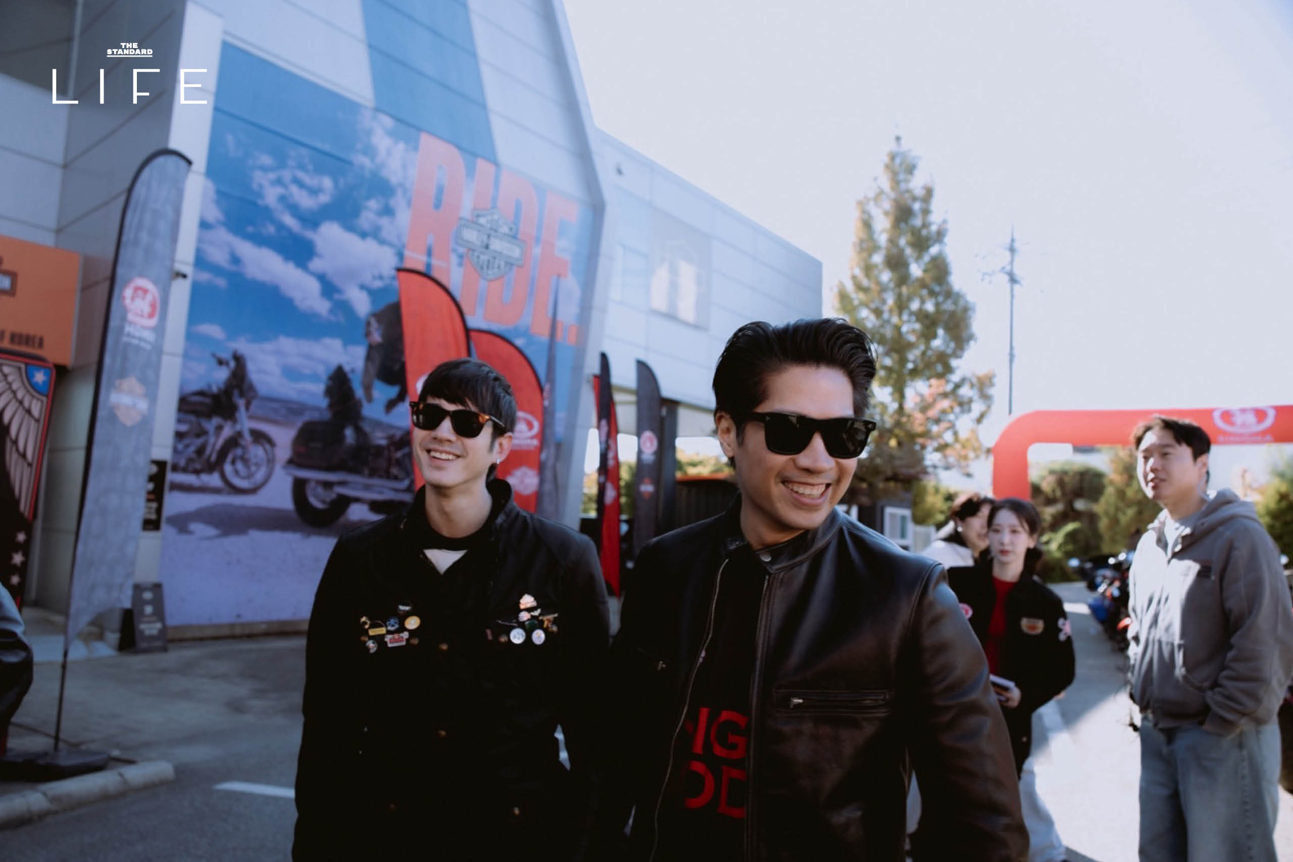 ขบวนคาราวานไบค์เกอร์ Singha Soda และ Harley-Davidson บนเส้นทางจากโซลสู่ทะเลทงแฮ 1