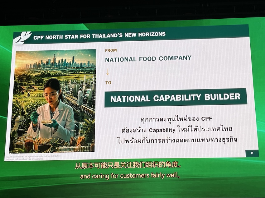 ประสิทธิ์ บุญดวงประเสริฐ ประธานคณะผู้บริหาร CPF แสดงวิสัยทัศน์ในงานสัมมนา 2