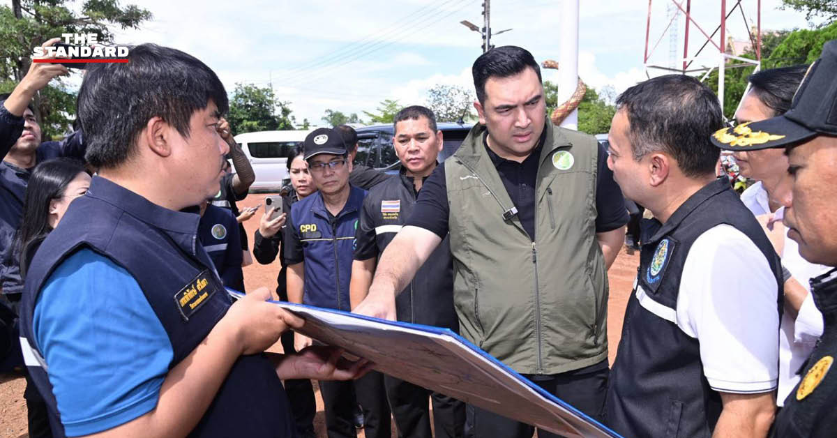 วัชระพล ขาวขำ รัฐมนตรีช่วยว่าการกระทรวงเกษตรและสหกรณ์ ลงพื้นที่ตรวจเยี่ยมเกษตรกรผู้เลี้ยงสัตว์น้ำที่อำเภอบ้านสร้าง จังหวัดปราจีนบุรี