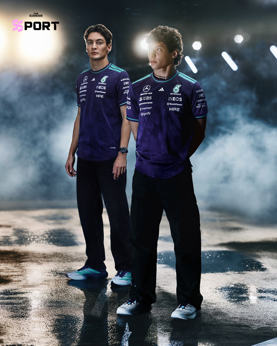 ภาพนักแข่ง F1 ในชุดคอลเล็กชันพิเศษสำหรับ Singapore GP 1