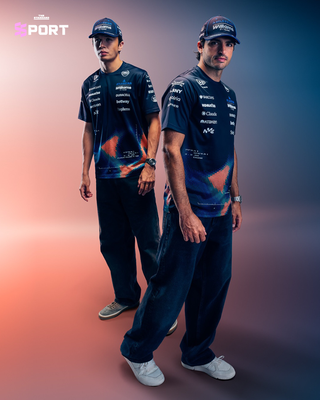 ภาพนักแข่ง F1 ในชุดคอลเล็กชันพิเศษสำหรับ Singapore GP 3