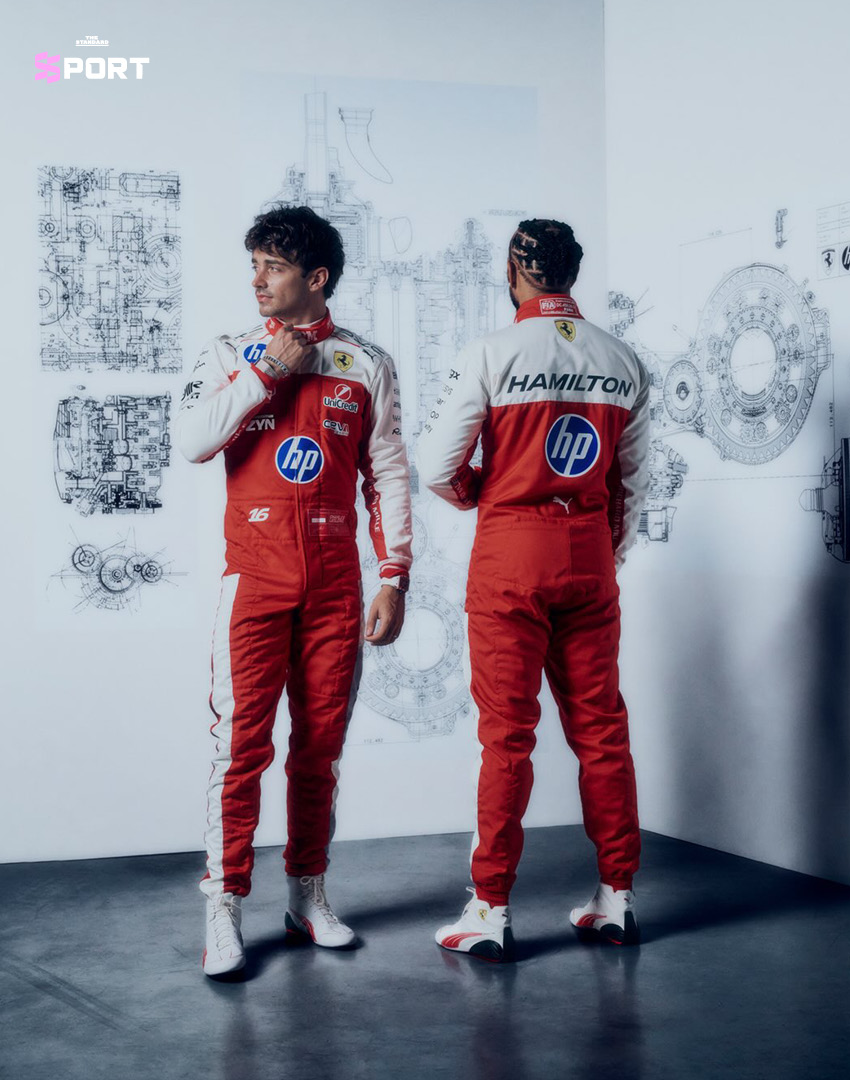 ชุดแข่งดีไซน์พิเศษโทนขาว-แดงของทีมเฟอร์รารี สำหรับการแข่งขัน F1 ยูเอส กรังด์ปรีซ์ 2026 2