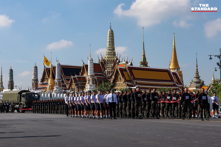 การฝึกซ้อมย่อยริ้วขบวนพระบรมราชอิสริยยศในพื้นที่จริงโดยกองทัพภาคที่ 1 1