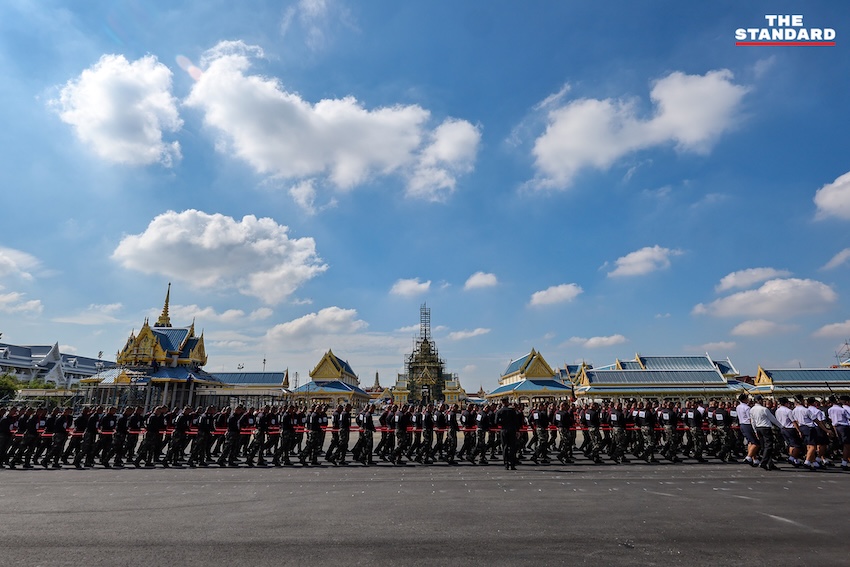 การฝึกซ้อมย่อยริ้วขบวนพระบรมราชอิสริยยศในพื้นที่จริงโดยกองทัพภาคที่ 1 7