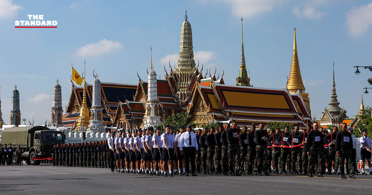 การฝึกซ้อมย่อยริ้วขบวนพระบรมราชอิสริยยศในพื้นที่จริงโดยกองทัพภาคที่ 1