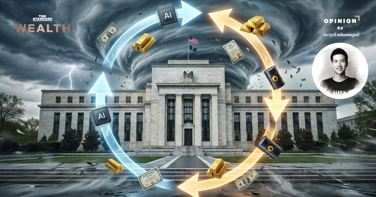 ภาพกราฟิกแสดงแนวโน้มดอกเบี้ยสูงและ Bond Yield ที่พุ่งขึ้น ส่งผลต่อการไหลของเงินทุน