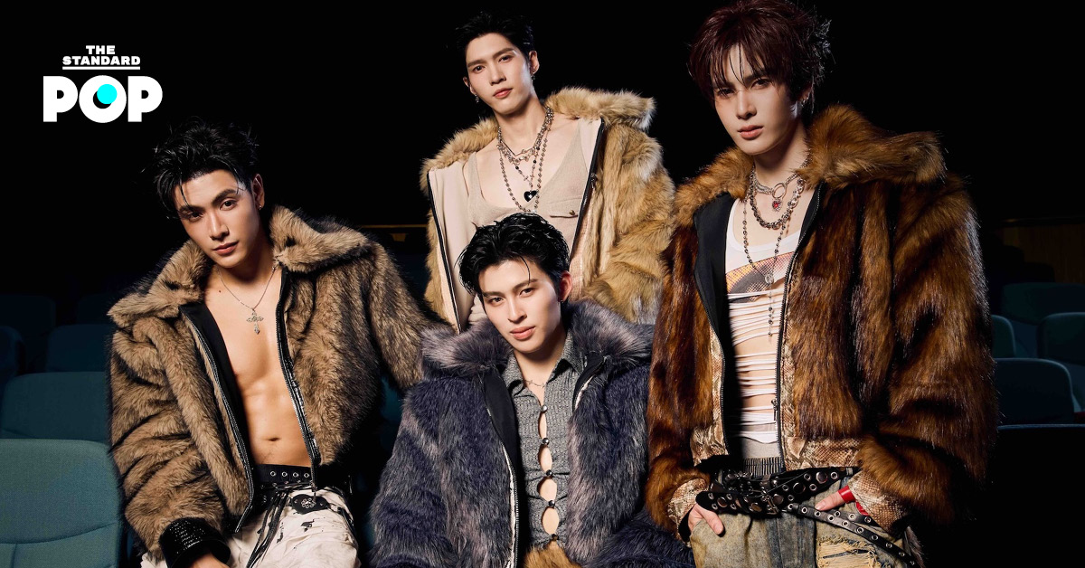 ภาพโปสเตอร์คอนเสิร์ต JASP.ER TEMPTATION CONCERT แสดงสมาชิกวง JASP.ER ทั้งสี่คน