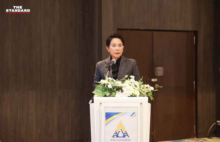 รัฐมนตรีว่าการกระทรวงแรงงานกล่าวเปิดงานประชุมรับฟังความคิดเห็นแผน สปส. 5 ปี 3
