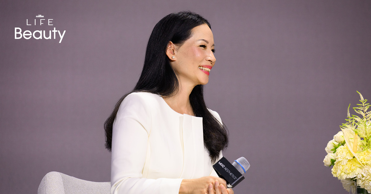 Lucy Liu แบรนด์แอมบาสเดอร์ Merz Aesthetics ในแคมเปญ Skin Longevity