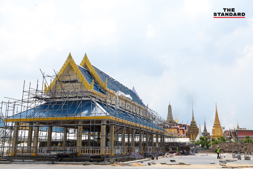 ซาบีดา ไทยเศรษฐ์ ตรวจติดตามความคืบหน้าการจัดสร้างพระเมรุมาศ ณ ท้องสนามหลวง 13
