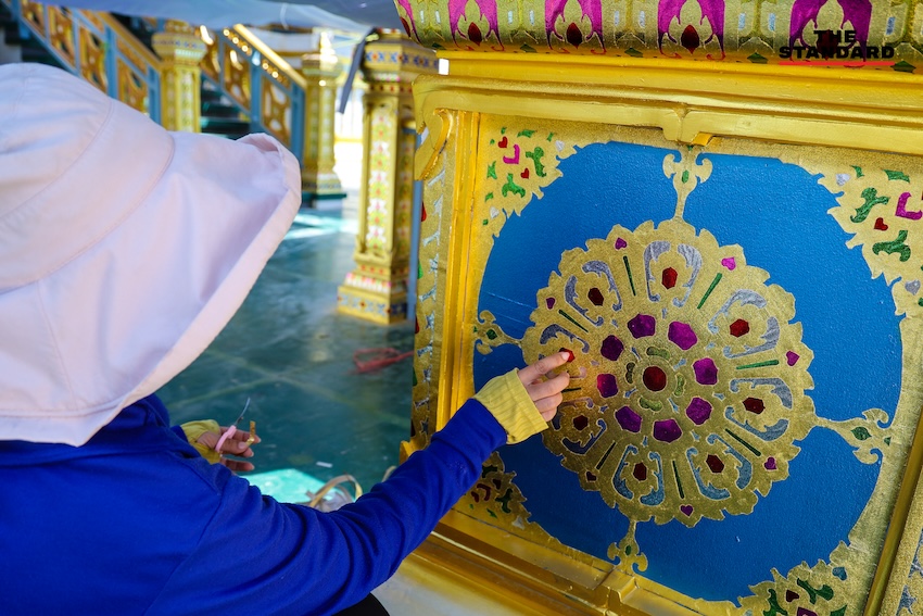 ซาบีดา ไทยเศรษฐ์ ตรวจติดตามความคืบหน้าการจัดสร้างพระเมรุมาศ ณ ท้องสนามหลวง 18