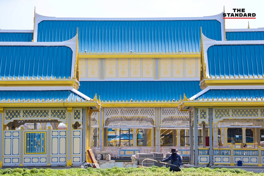ซาบีดา ไทยเศรษฐ์ ตรวจติดตามความคืบหน้าการจัดสร้างพระเมรุมาศ ณ ท้องสนามหลวง 19