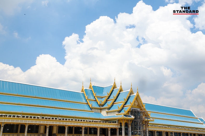 ซาบีดา ไทยเศรษฐ์ ตรวจติดตามความคืบหน้าการจัดสร้างพระเมรุมาศ ณ ท้องสนามหลวง 4