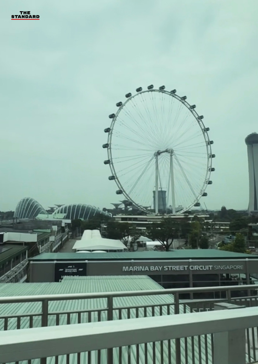 สภาพหมอกควันและฝุ่นละอองที่ปกคลุมพื้นที่ใจกลางเมืองสิงคโปร์ 2